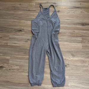 Gray Wild Fable Cropped Sleeveless Jumpsuit